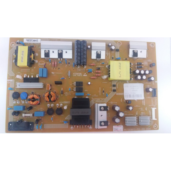 PHILIPS , TPV 715G8672-P02-000-002H , 50PUS6262/12  , V75120543 , (X) PLTVQY321XAX6  1737 ,  (X) PLTVHY321XABT , P50040900 3837008 P 1297 ,  P5004100 3822394 , PHILIPS POWER BOARD  ,  PHILIPS BESLEME KARTI.